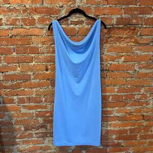 Vintage 90s Express Y2K Sexy Glam reversible sleeveless dress 7/8 Small